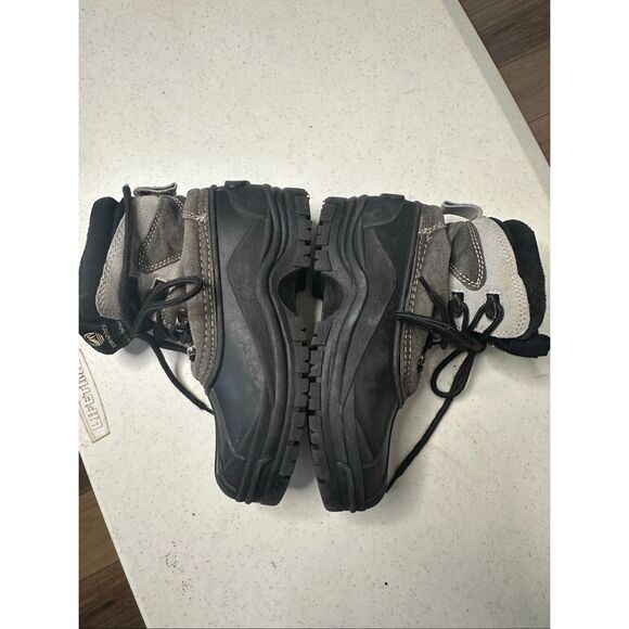 Tamarack Kid's Black Gray Ankle Thermalite DG-001 Duck Snow Boots Size 2 - Picture 2 of 7